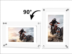 New 5 Inch Crystal Advertising Player Transparent Acrylic Motion Video Digital Photo Frame